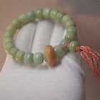 10Mm Rudraksha Beads Cuff Mala Buddha Lucky Bracelet Adjustable Ethnic Elegant