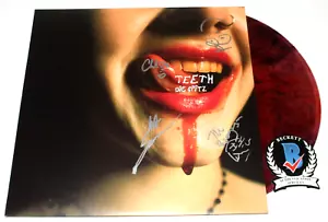 DIE SPITZ SIGNIERTES ZÄHNE ALBUM VINYL-SCHALLPLATTE LP BECKETT BAS COA PUNKBAND X4 - Bild 1 von 3