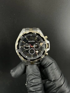 Bulova 98B376 Herren Classic Chronograph Quarz Uhr 43mm Silber Goldfarben - Bild 1 von 16
