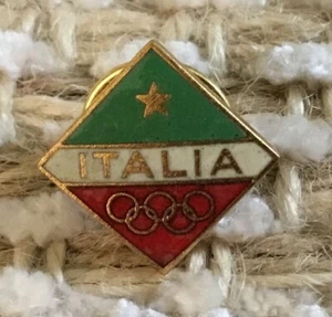 Vintage Olympic NOC ITALY Pin Badge Marked Firenze Italy On Back - Picture 1 of 2