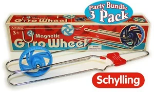 Schylling Classic Retro Magnetic Gyro Wheel Rail Twirler Party Pack Bundle - ... - Picture 1 of 3