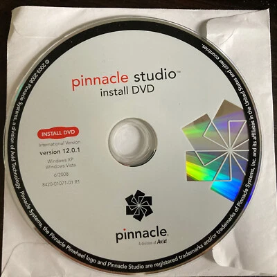 Pinnacle Studio Install DVD Disc Version 12.0.1 International Window XP/Vista - Image 1 of 2