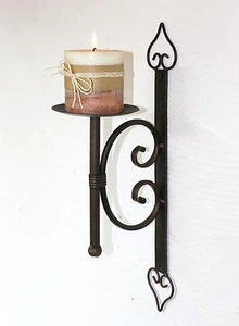 Portavelas de pared 12110 candelabro de metal candelabro 41 cm candelabro - Imagen 1 de 6