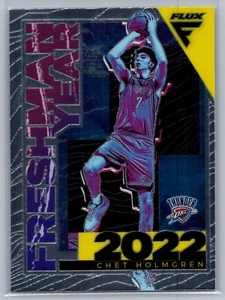 2022-23 Panini Flux Freshman Year Chet Holmgren Oklahoma City Thunder - Picture 1 of 2