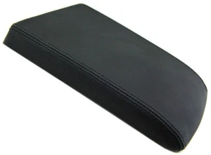 Fits 04-09 Cadillac SRX Black Real Leather Center Console Lid Armrest Cover - Bild 1 von 6