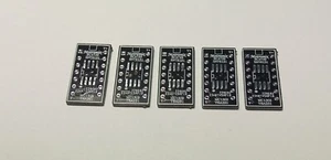 RC4739 uA739 MC1303 SN76131 Replacement IC Adapter PCB DIP14 to SO-8 - Picture 1 of 10