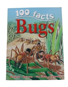 100 Facts Bugs by Steve Parker Paperback Book Silver Dolphin Books - Picture 1 of 4