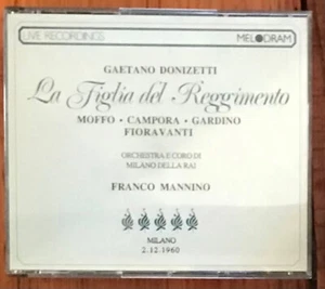 DONIZETTI "LA FIGLIA DEL REGGIMENTO" 1960 LIVE MELODRAM 2 CDS MOFFO, CAMPORA - Imagen 1 de 1