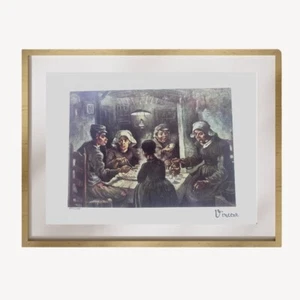 Vincent Van Gogh Original Signed PrintThe Potato - Picture 1 of 9
