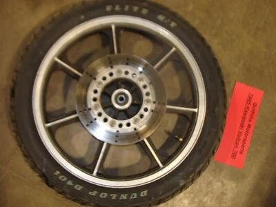 Kawasaki Vulcan 700 1985 fabricante original VN700 VN750 llanta delantera neumático disco freno rotores Foto 1 de 4