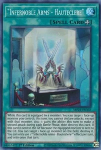YGO-3x-Near Mint-"Infernoble Arms - Hauteclere" - MP21-EN137 - Super Rare - 1st - Picture 1 of 1