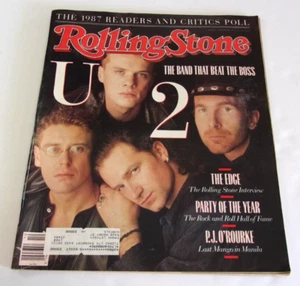Used Rolling Stone Magazine #521 March 10th 1988 U2 Edge Cover - Picture 1 of 2