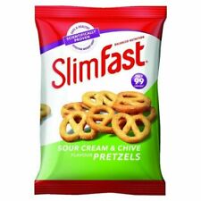 Slim Fast SF516294 Sour Cream Pretzel Snacks - Pack of 12