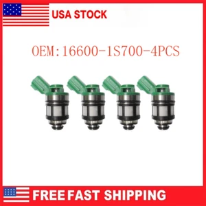 16600-1S700 4Pcs Fuel Injectors For 1996-2004 Nissan Frontier Xterra Pickup 2.4L - Picture 1 of 8