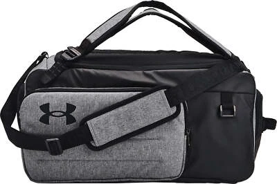 Under Armour Contain Duo Medium Backpack Holdall Grey Gym Travel Training Bag - Image 1 of 4
