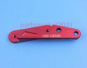 Red 320mm CNC Brake Caliper Rotor Bracket Fr Honda 4 Pot Brembo Caliper HF6 Bike - Picture 1 of 4