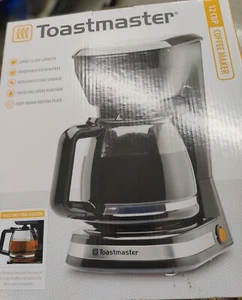 New Toastmaster Electric 12-cup Coffee Maker Pause Serve Non-Skid Rubber Feet - Picture 1 of 2