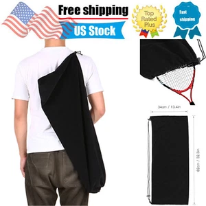 POWERTI Tennis Racquet Cover Bag Adjustable Tennis Racquet Storage Bag P4B1 - Picture 1 of 12