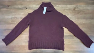 NWT BP Women’s Red Chunky Knit Sweater Oversized Long Sleeve Size XXS - Picture 1 of 7