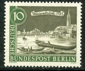 TIMBRE GERMANY ALLEMAGNE BERLIN / NEUF N° 197 ** / PONT DE WAISEN - Photo 1/1