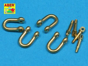 LATE MODEL SHACKLE FOR PZ.KPFW.VI TIGER & KING TIGER x4PCS #R13 1/35 ABER - Picture 1 of 1