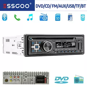 Autoradio Mit CD DVD Player MP3 USB Bluetooth FM AUX Eingang Radio Single 1 DIN - Bild 1 von 12