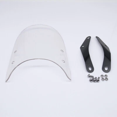 Motorcycle Clear Windshield Retro Headlight Windscreen For Triumph Bonneville - Image 1 of 4