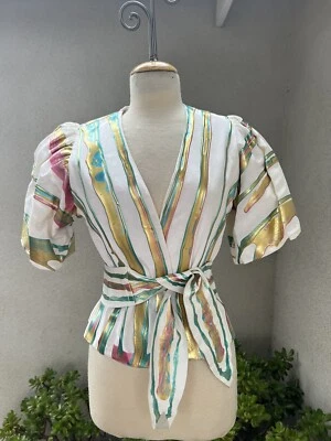 Brincos de cinto vintage arte vanguardista para usar XS Terry & Toni - Imagem 1 de 4