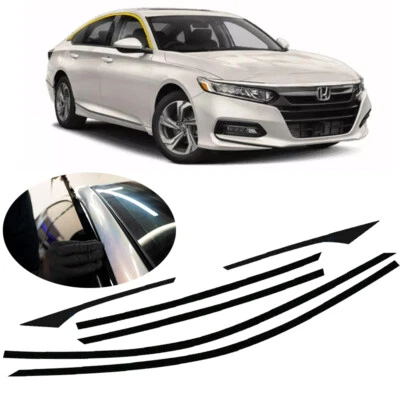 Car Chrome Delete Window Trim Sticker For 2018-22 Honda Accord Sedan Accessories - Image 1 of 4