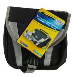 Digital Compact Camcorder Gadget Bag Case Pouch Black lightweight NWT* - Picture 1 of 6