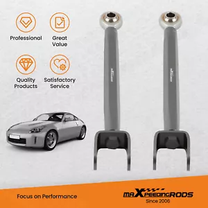 Adjustable Rear Lower Toe Arms +/-2 For Nissan 350Z 03-09 Infiniti G35 03-07 - Foto 1 di 9