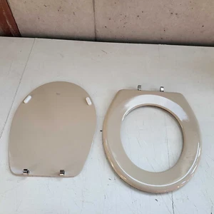 Roca Lucerne a801099194 Standard Oval Toilet Seat, (Missing Mounting Fixtures) - Picture 1 of 7