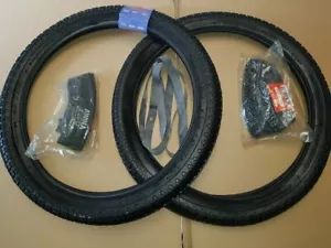 Moped Mofa 2 Reifen mit 2 felgenband und 2 Schlauch Set 2 1/4 - 17 28N 21x2.25 - Bild 1 von 1