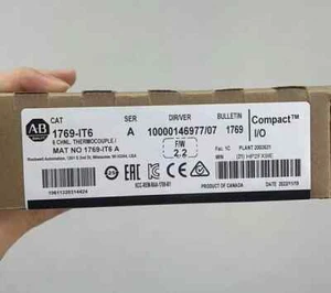 New Factory Sealed AB 1769-IT6 /A CompactLogix 6 Pt Thermocouple Module 1769IT6 - Picture 1 of 2