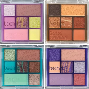 Technic 7 Colour Pressed Pigment Eye Shadow Palette - Picture 1 of 5