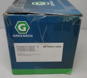 Cartuchos de tóner Greenbox GB-TN431 4pk para Brother HL-L8260CDW L8360CDW - Imagen 1 de 10