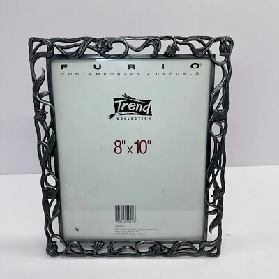 Furio Trend Collection Frame Photo Size 8" x 10" Silver Metal - Image 1 of 2