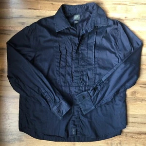 Armani Exchange XXL Dress Shirt Brown Long Sleeve Button Formal - Picture 1 of 4