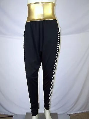 Disfraces de teatro dorados negros blancos harén cintura alta pantalones para mujer medianos 8 10 Foto 1 de 4