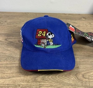 NEU Vintage 90er Jeff Gordon NASCAR Snoopy Joe Cool Peanuts Chase Druckknopflasche Mütze - Bild 1 von 10