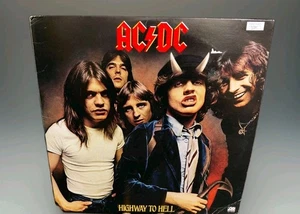 AC/DC Highway To Hell LP Atlantic SD-19244 First Pressing 1979 - Foto 1 di 8