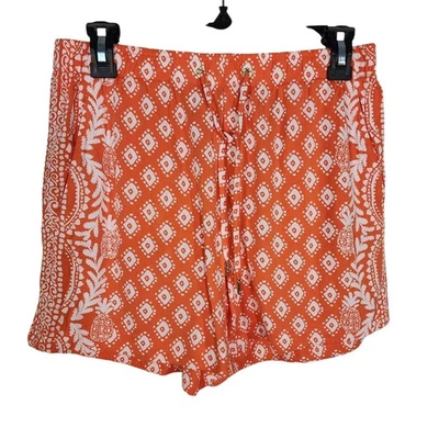 Pantalones Cortos Lilly Pulitzer Croix Para Mujer Pequeños Flamencos Pluma Vista Puerto Naranja Foto 1 de 4