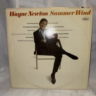 Wayne Newton Summer Wind Vinyl Album, Capitol Records Vintage 33 RPM 12” LP - Image 1 of 4