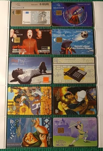 LOT 11 TÉLÉCARTES BELGIQUE – BELGACOM - DISNEY Bossu de Notre-Dame, MULAN, SPORT - Imagen 1 de 2