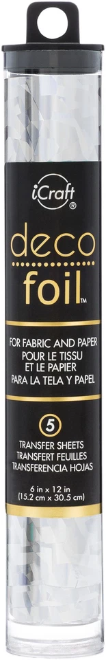 iCraft Deco Foil Icr54085 Transfer 6x12 Tube SHTR Glass SLR