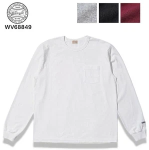 WHITESVILLE WV68849 Long Sleeve Pocket T-Shirt Made in Japan, 100% Cotton - Picture 1 of 5