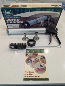 Kit LEM Cannon Jerky con Boquillas Redondas y Planas, Solo Usado Una Vez - Imagen 1 de 6