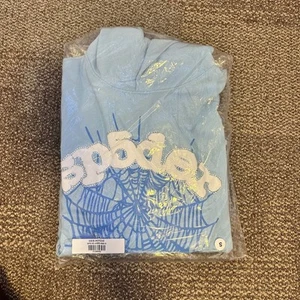 *BRAND NEW* Spider Worldwide “SKY BLUE“ Hoodie (SIZE S) - Picture 1 of 2