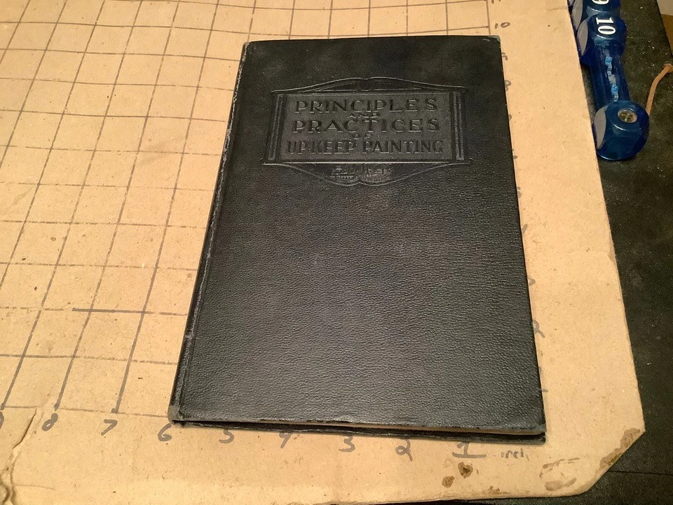 1923 DuPont Principals Practices up Keep Painting Paint Chip Book Old Vtg 1st Ed - Image 1 of 4