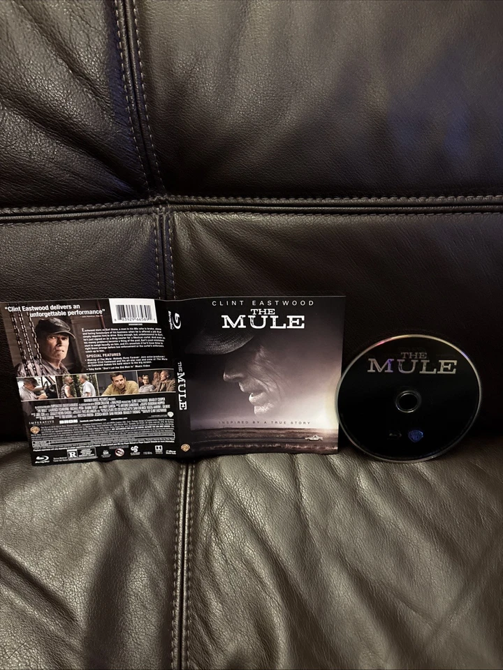The Mule (Blu-ray, 2018) Clint Eastwood, No Case, Disc + Art Only Foto 1 de 1